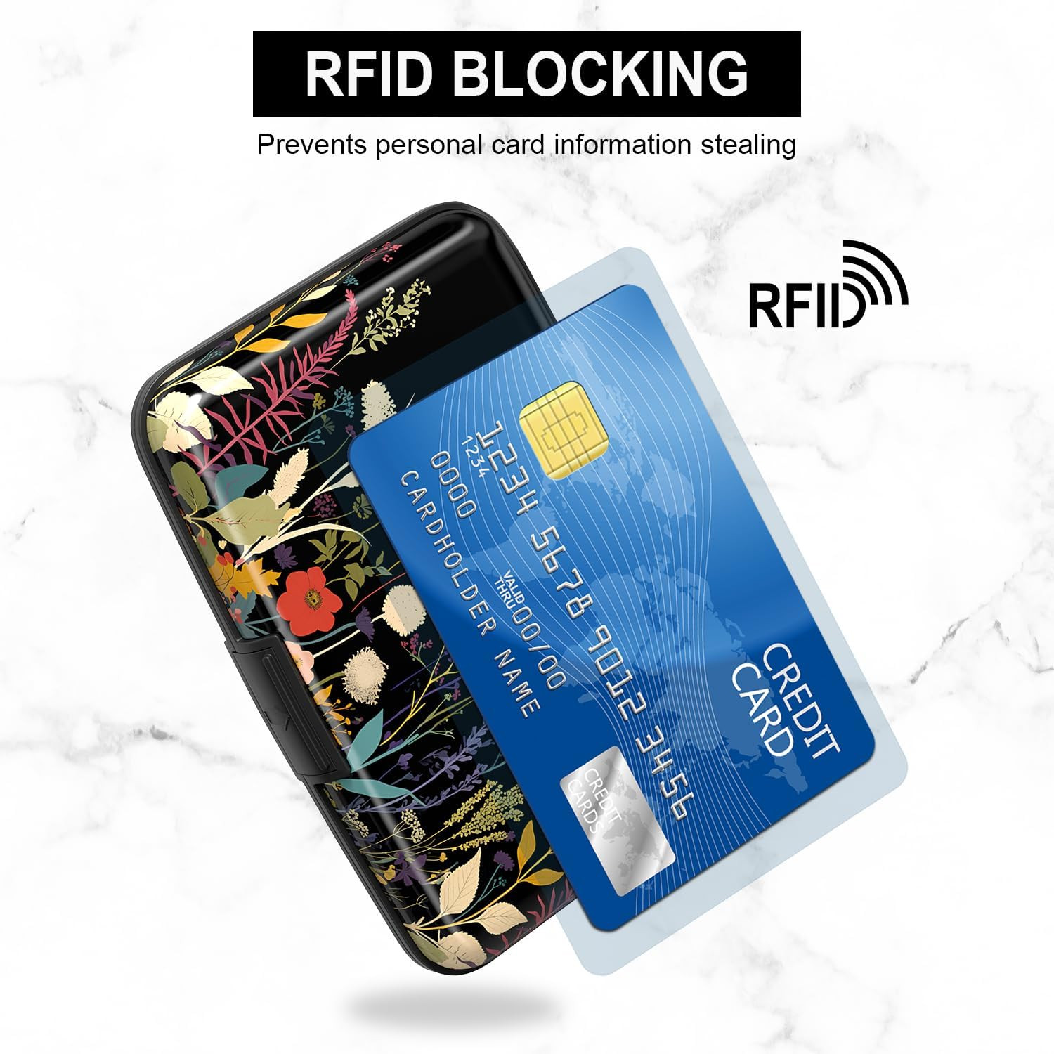 Card Holder Credit Cards Holder for Women RFID Wallet Women Business Card Holder