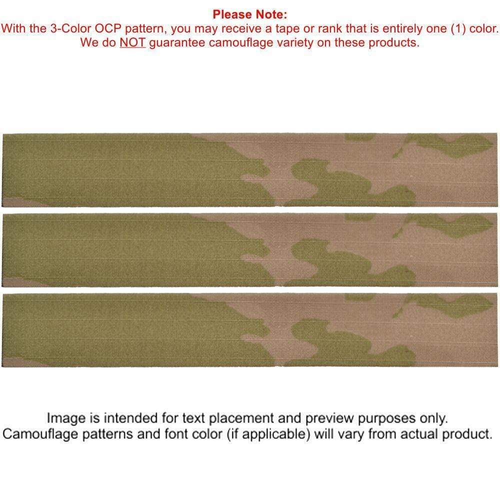 3 Piece Custom Air Force Name Tape Set – SEW ON – 3-Color OCP
