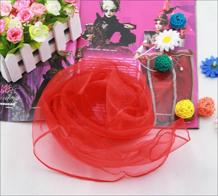 Scarf Chiffon Silk Scarves Small Square Ladies Women Hair Tie Band Head Neck