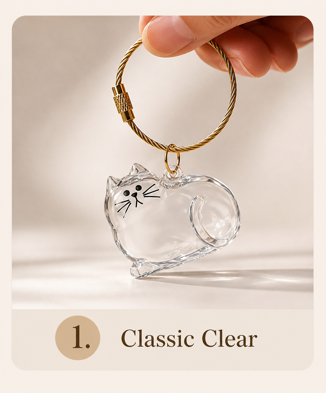 Cat Hair Keychain Storage Bottle, Cat Fur Memory Bottles, Pet Hair Keepsake US
