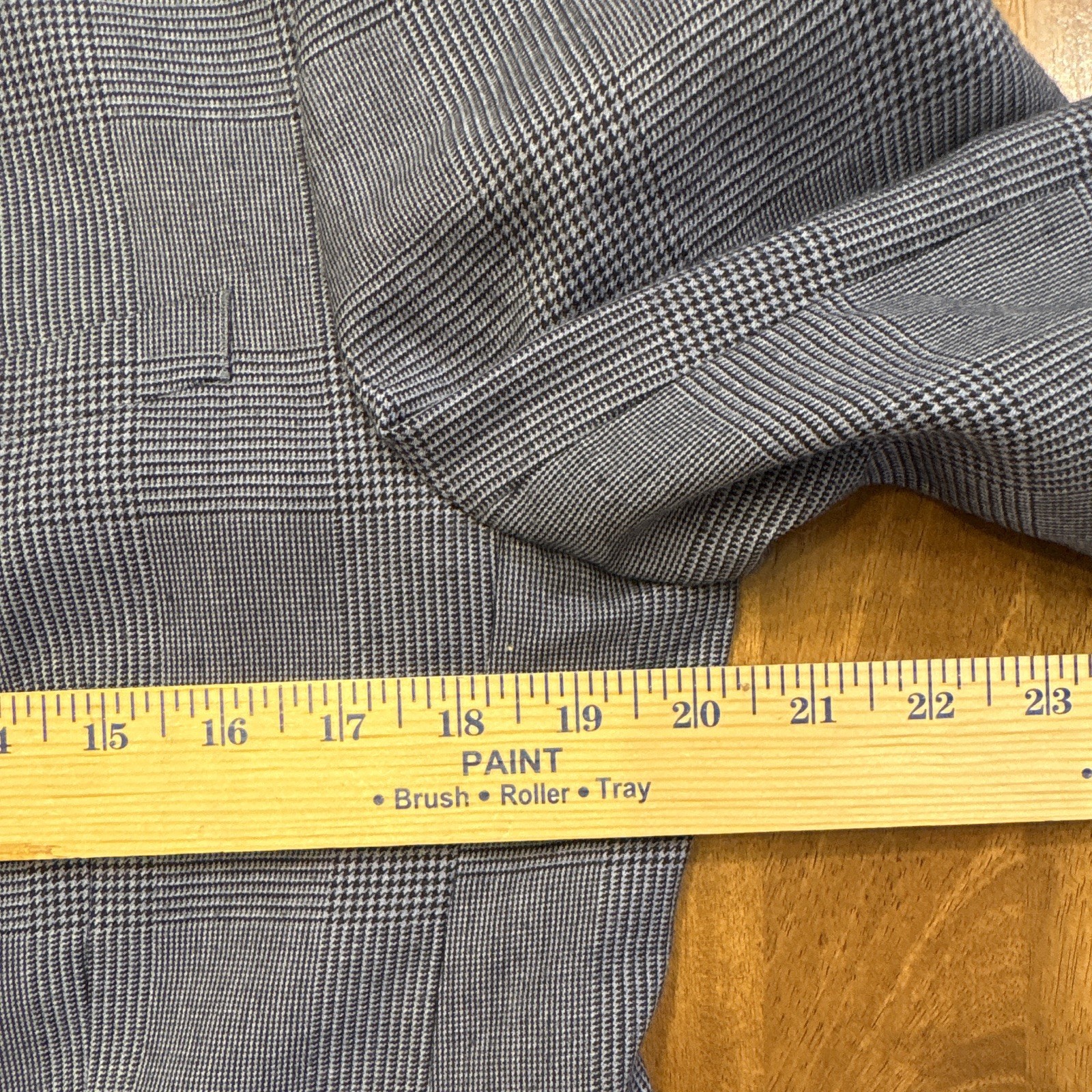 Tallia Men’s Blue Plaid 2-Piece Flat Front Notch Lapel Sizes In Pictures