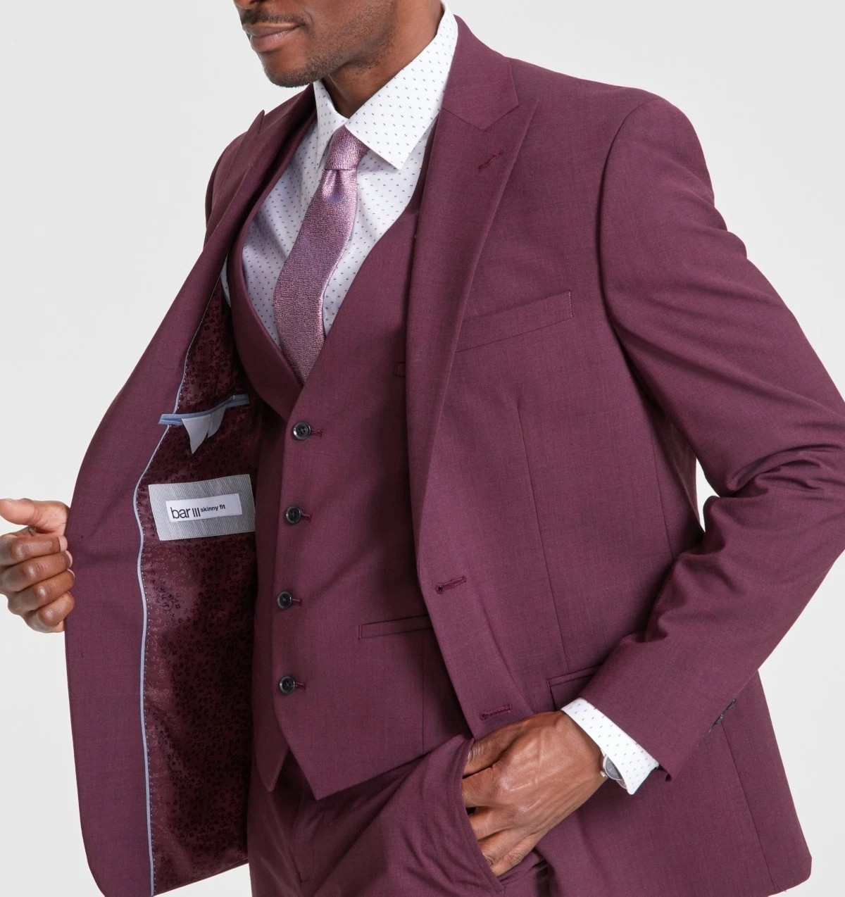 Bar III Men’s Slim-Fit Wool Blend Suit Jacket MSRP $425