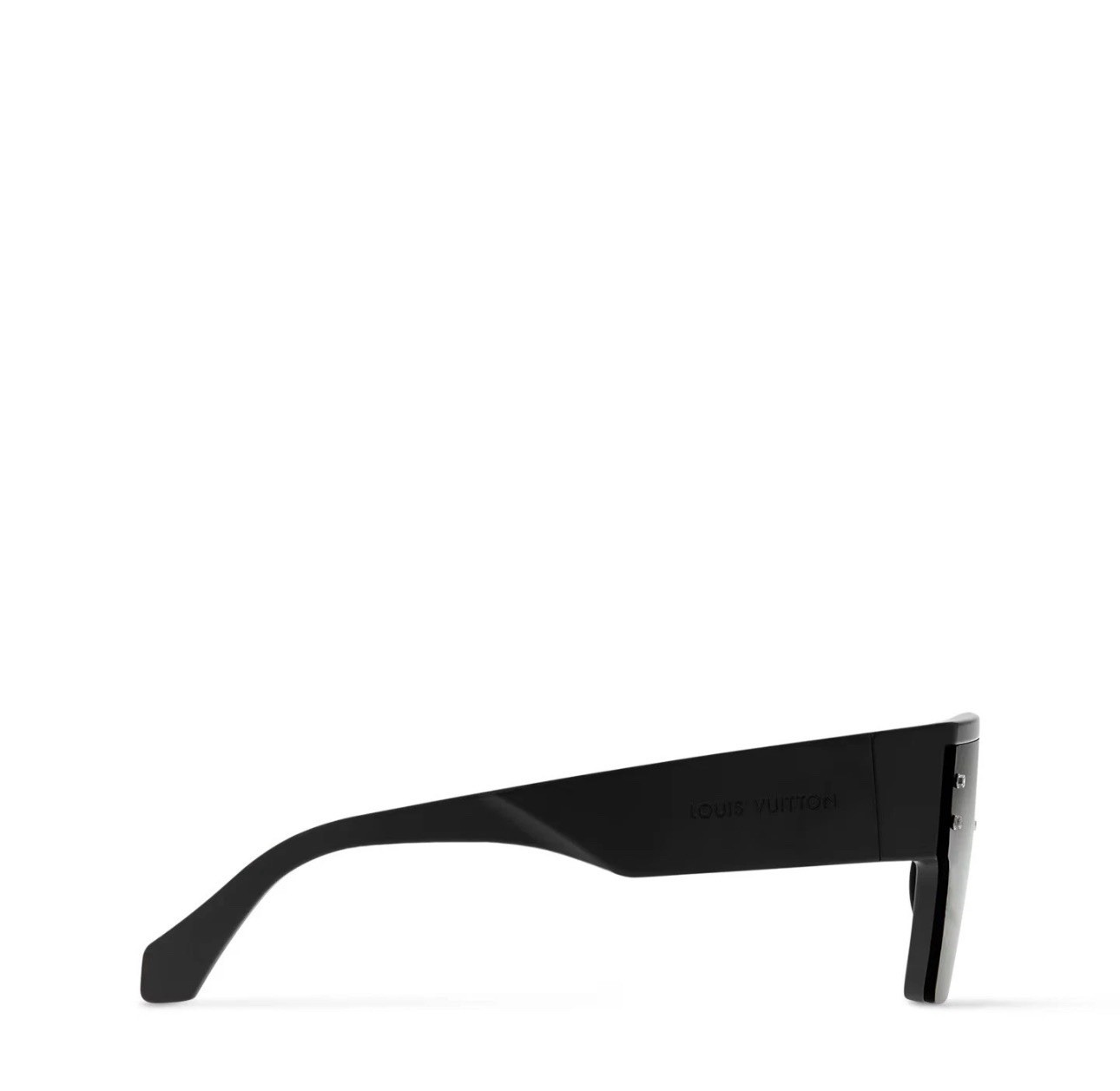 Louis Vuitton Logo Monogram Waimea Sunglasses Z1583E Unisex Black