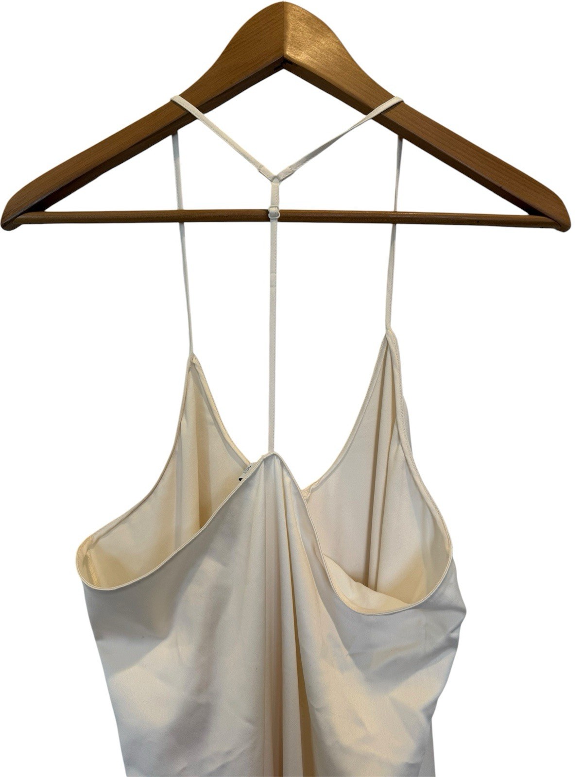 Nordstrom Ivory Sexy Romantic Evening Slip Nightgown Sleep Maxi Dress M