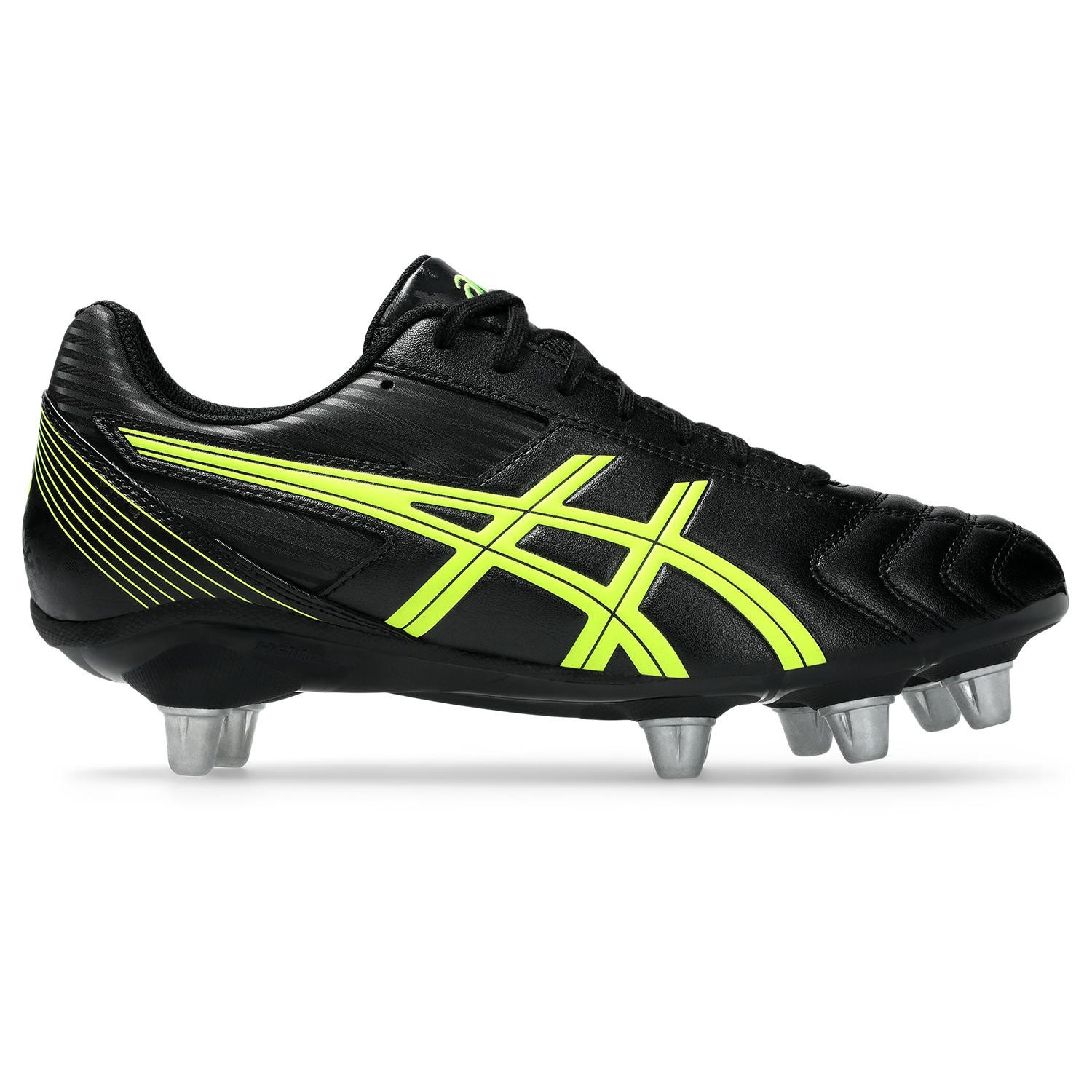 Asics Rugby Cleats Lethal Tackle Black Yellow 1111A263 001 US7H-11H w/Box New
