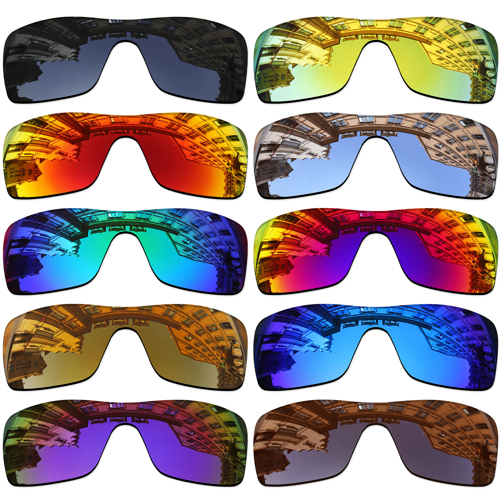 Vonxyz Polarized Replacement Lenses for-Oakley Batwolf OO9101 Sunglass – Options