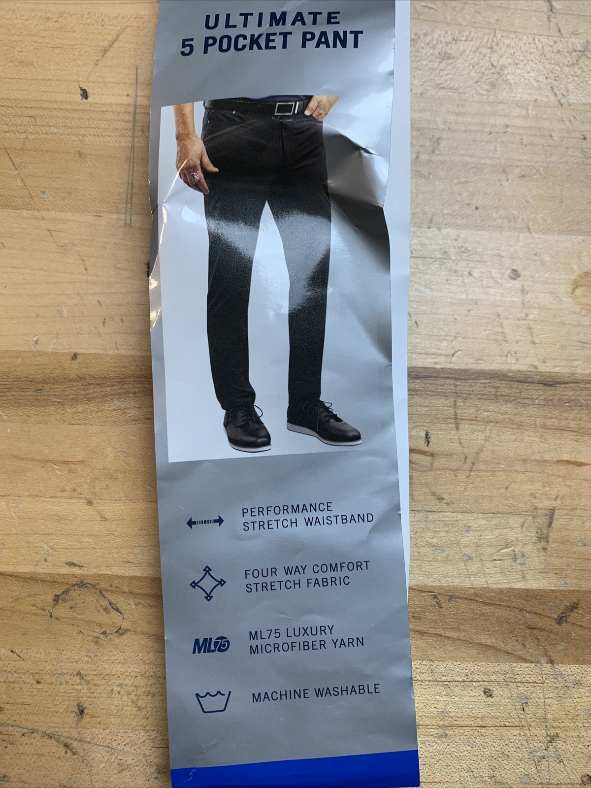 Greg Norman Men’s Ultimate 5-Pocket Clubhouse Golf Pants ML75 Variety Sizes