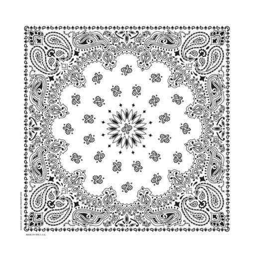 Big 35×35 inch Bandanna Made in USA, Hav-A-Hank 1 Sided Print 100% Cotton