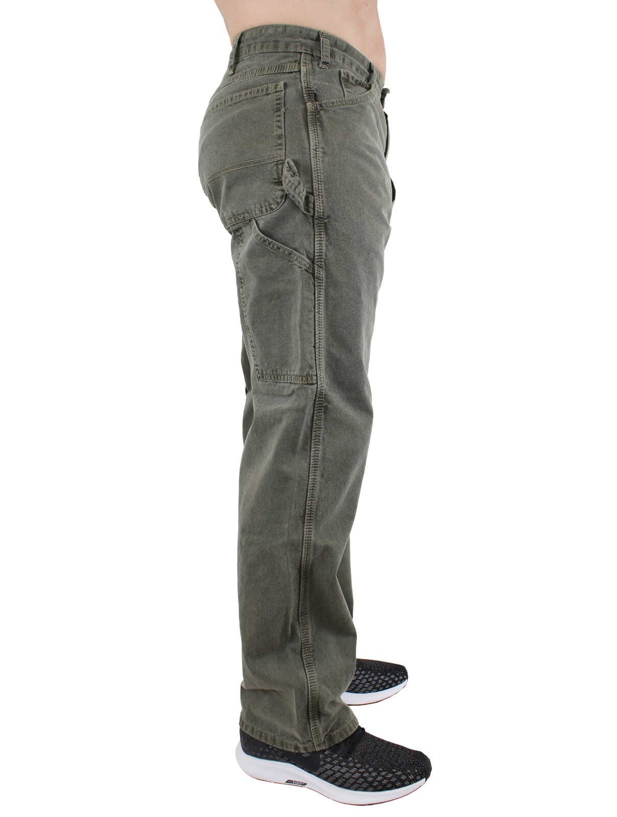 Dickies Men’s Carpenter Pants, Double Stitch, 2 Tool Loops, Pockets, Denim Twill