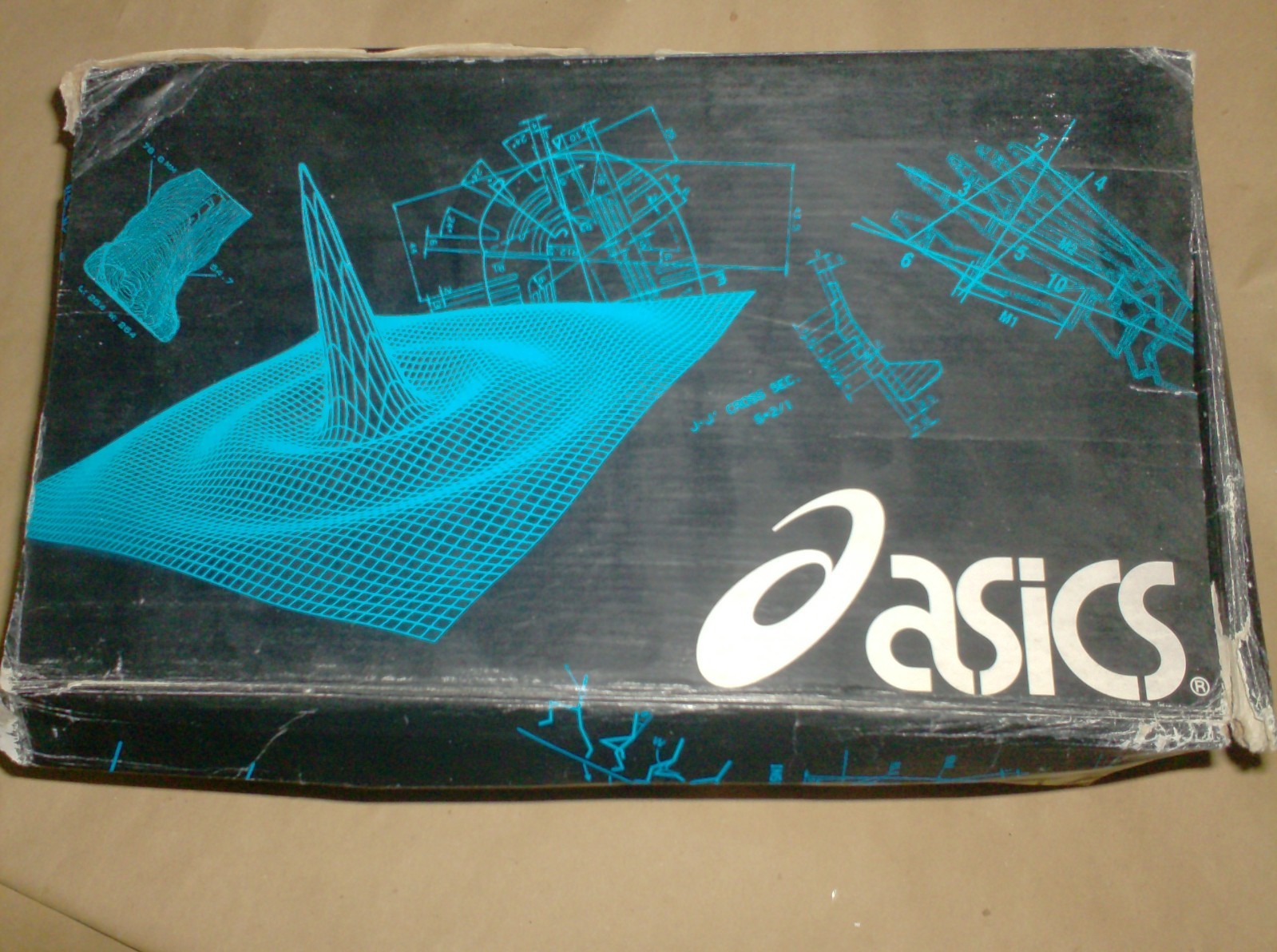 vintage asics shoes 1990´s syntar womens 8.5 us