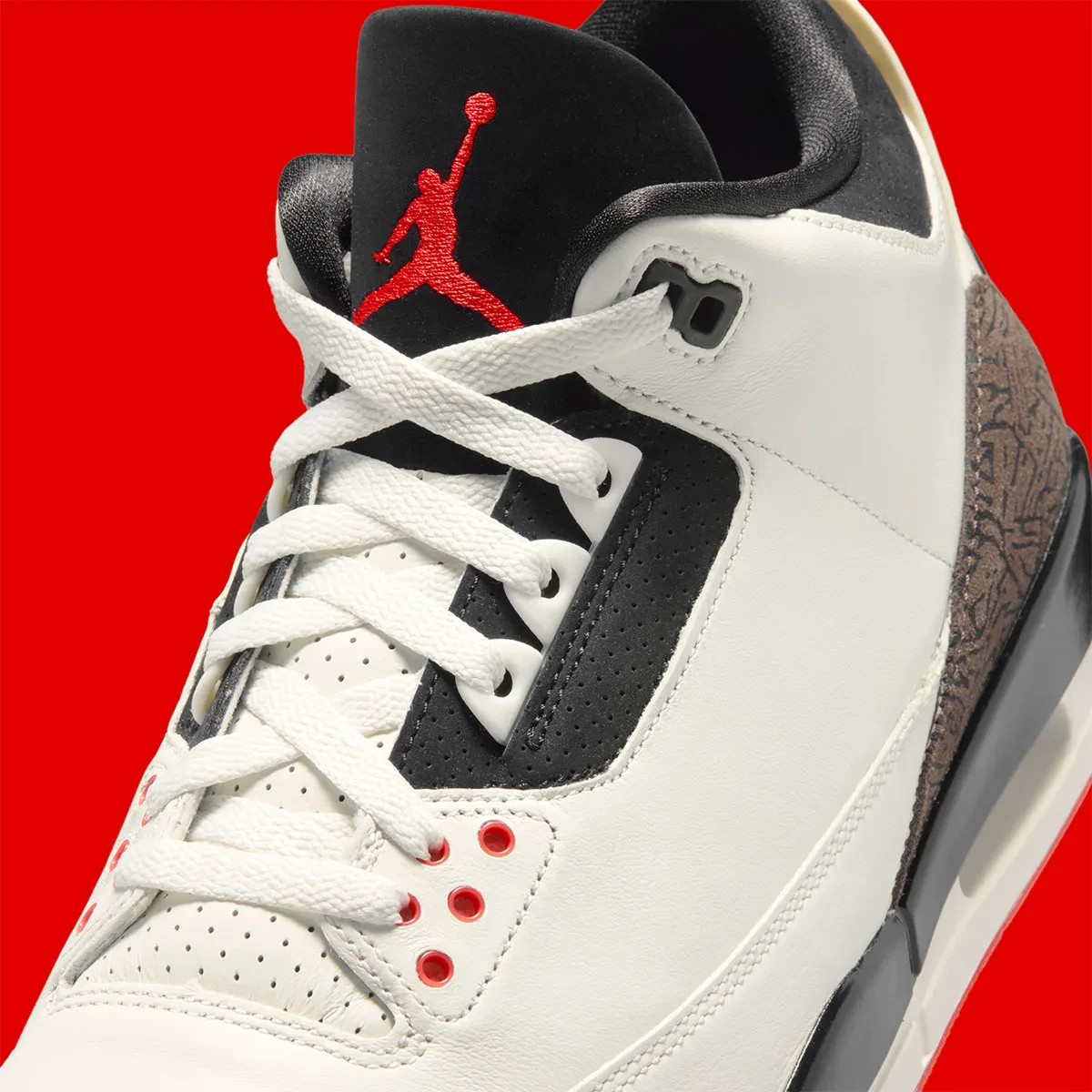 Nike Air Jordan 3 Retro OG World’s Best Dad Sail Black Red IF4396-103 Mens NEW