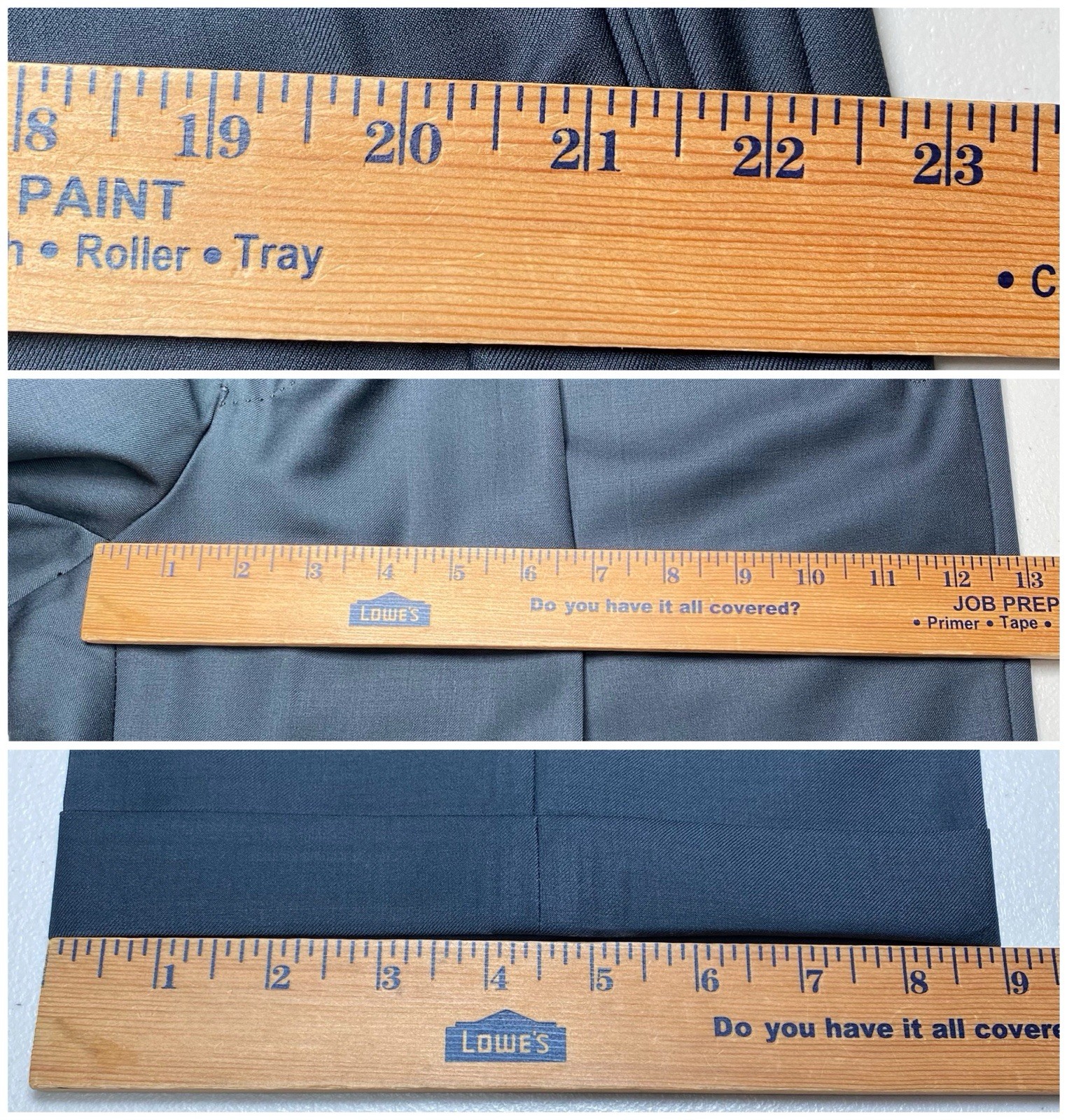 90s Pal Zileri Loro Piana Suit 2 Piece 42L (36×33 Cuffed) 2B0V Triple Pleated