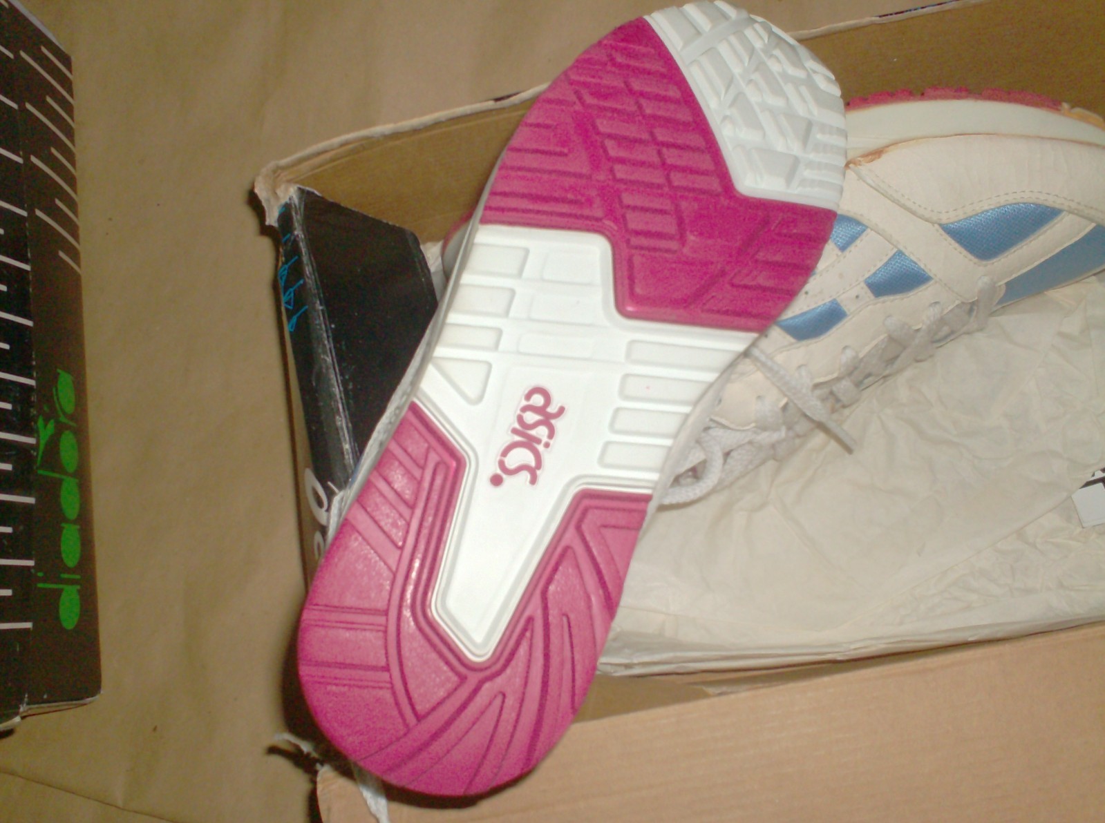 vintage asics shoes 1990´s syntar womens 8.5 us