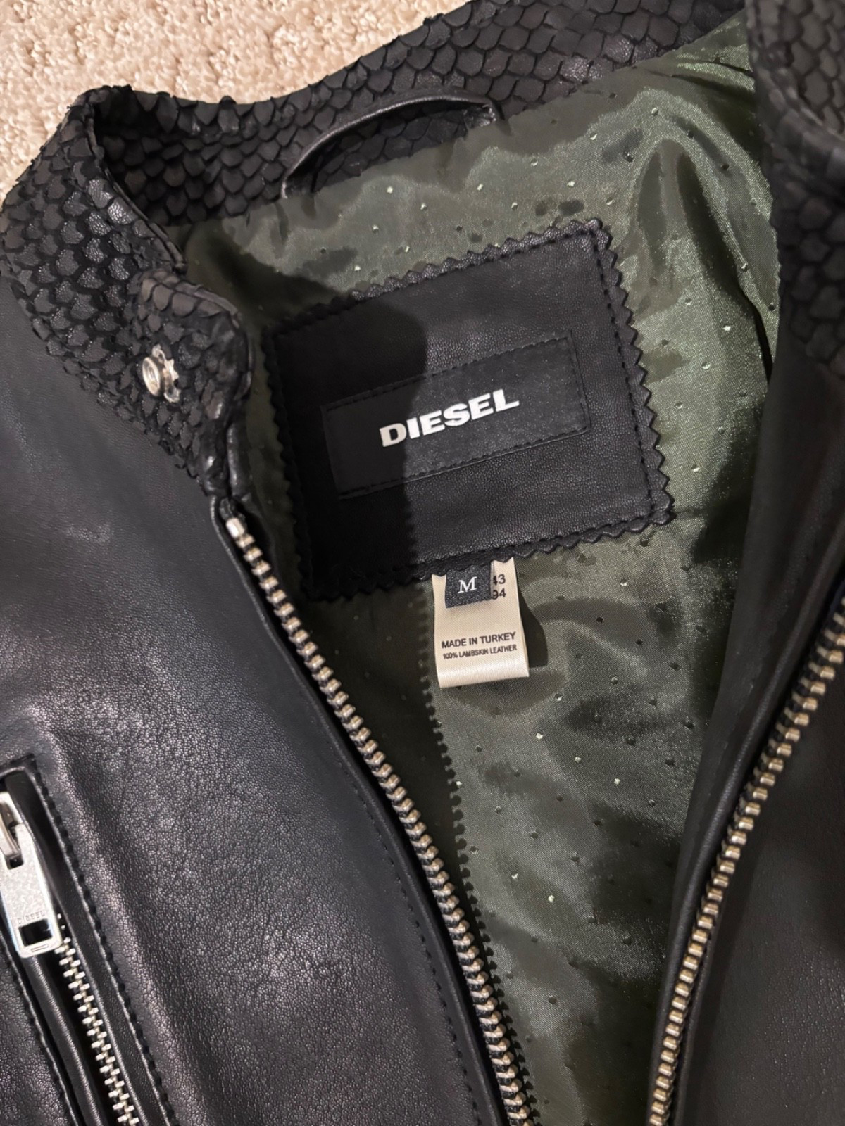 Diesel L-Rambo Leather Jacket