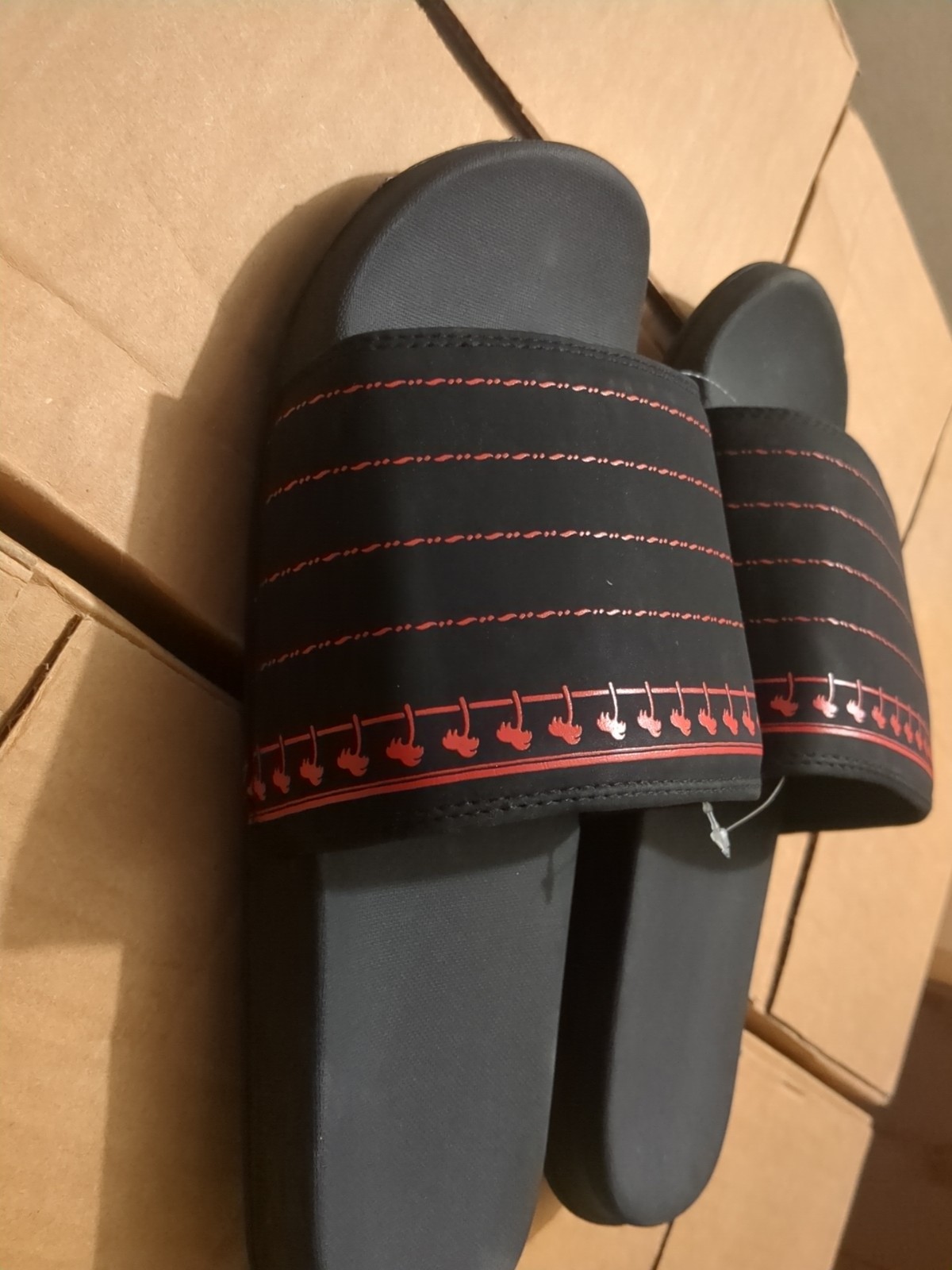 In-N-Out Burger 🌴 Drink Cup Slides Palm Tree LTD Edition BLK/RED Men’s Size 12