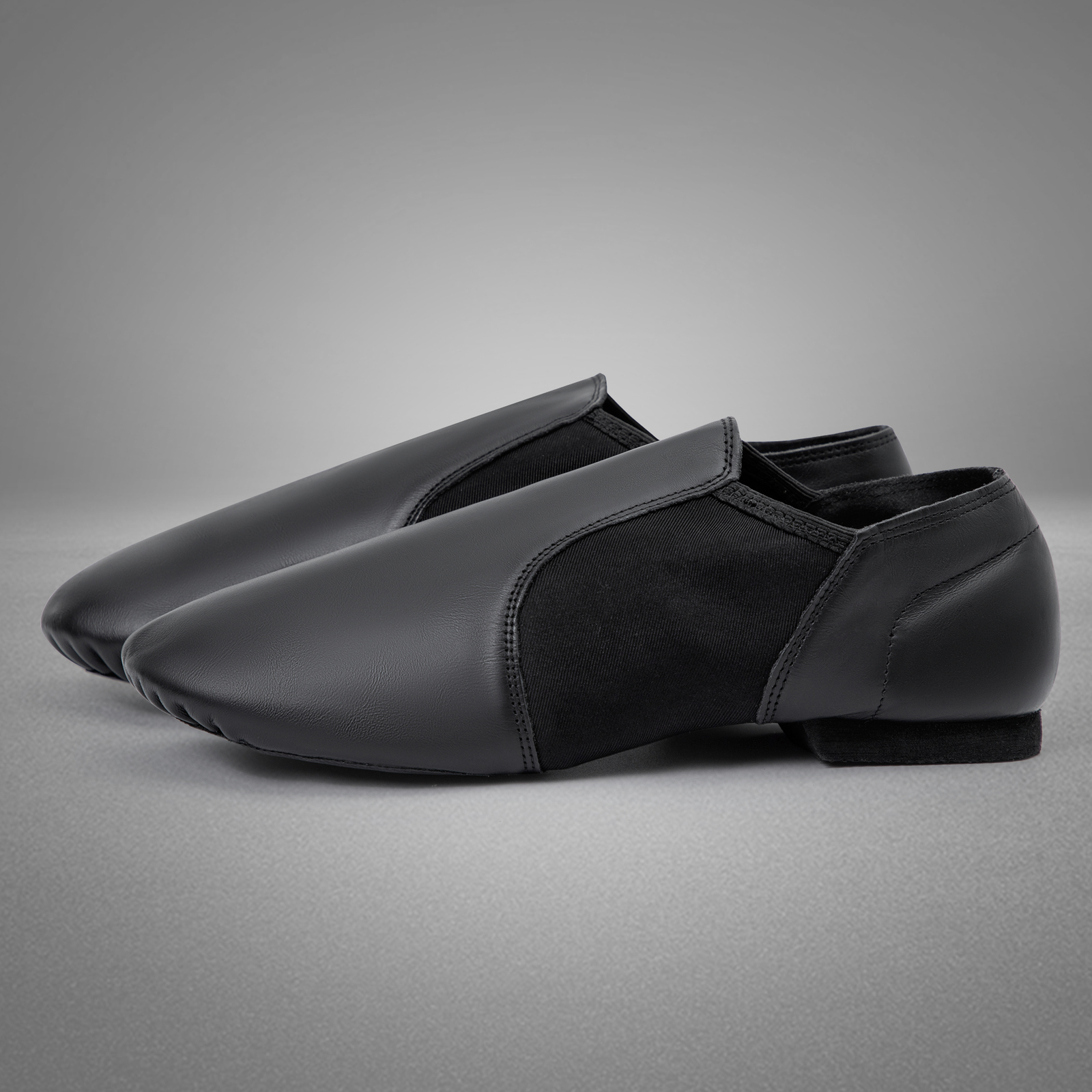 Linodes Tent Leather Upper Jazz Shoe Slip-on for Women and Men’s Dance Shoes