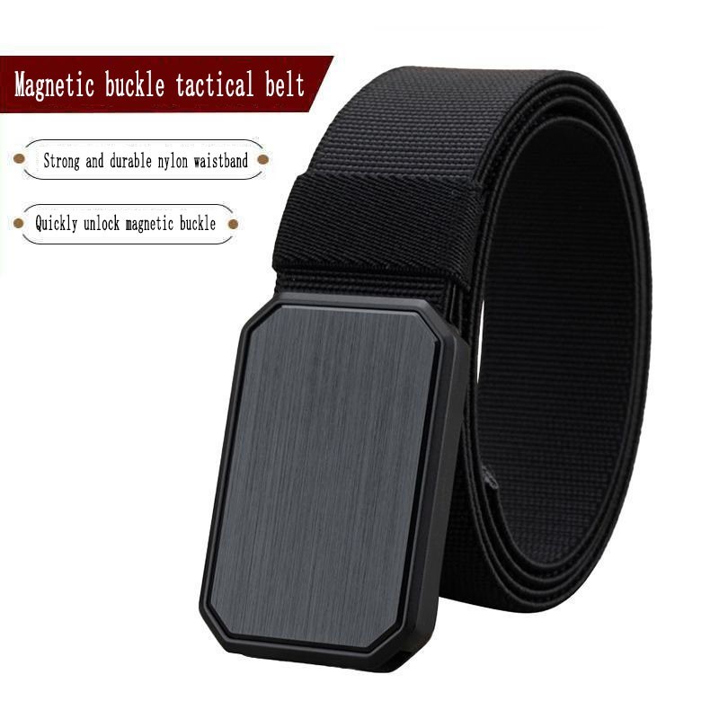 Groove Low Profile Belt Magnetic Buckle Canvas Stretch Outdoor 120cm*3.8cm