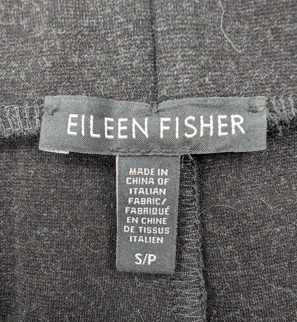 Eileen Fisher Pants Women Small Pull On Gray Quiet Luxury Capsule Minimal Career