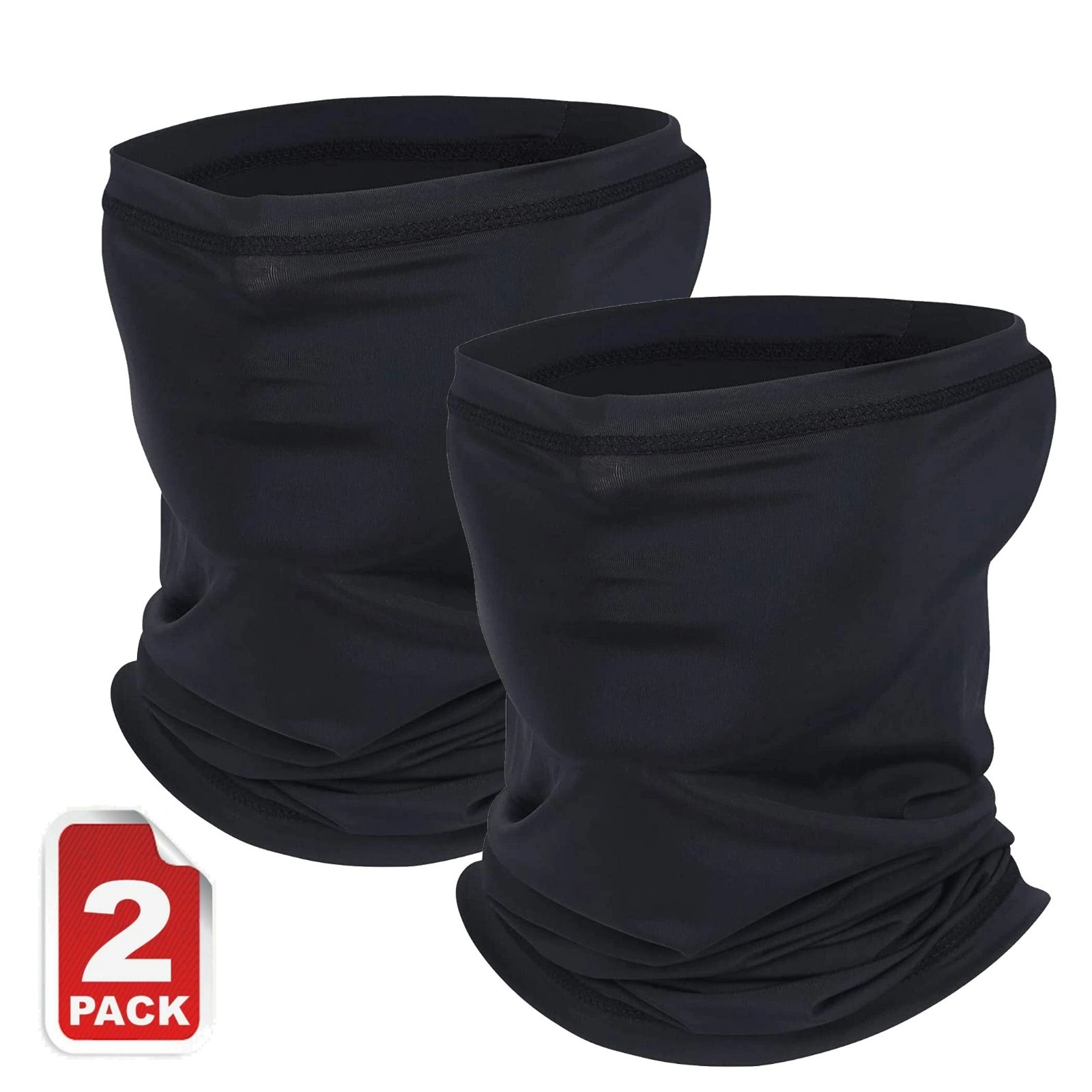 2 X FACE MASK Bandana Neck Gaiter Headbands Reusable Breathable UV Sun Shield