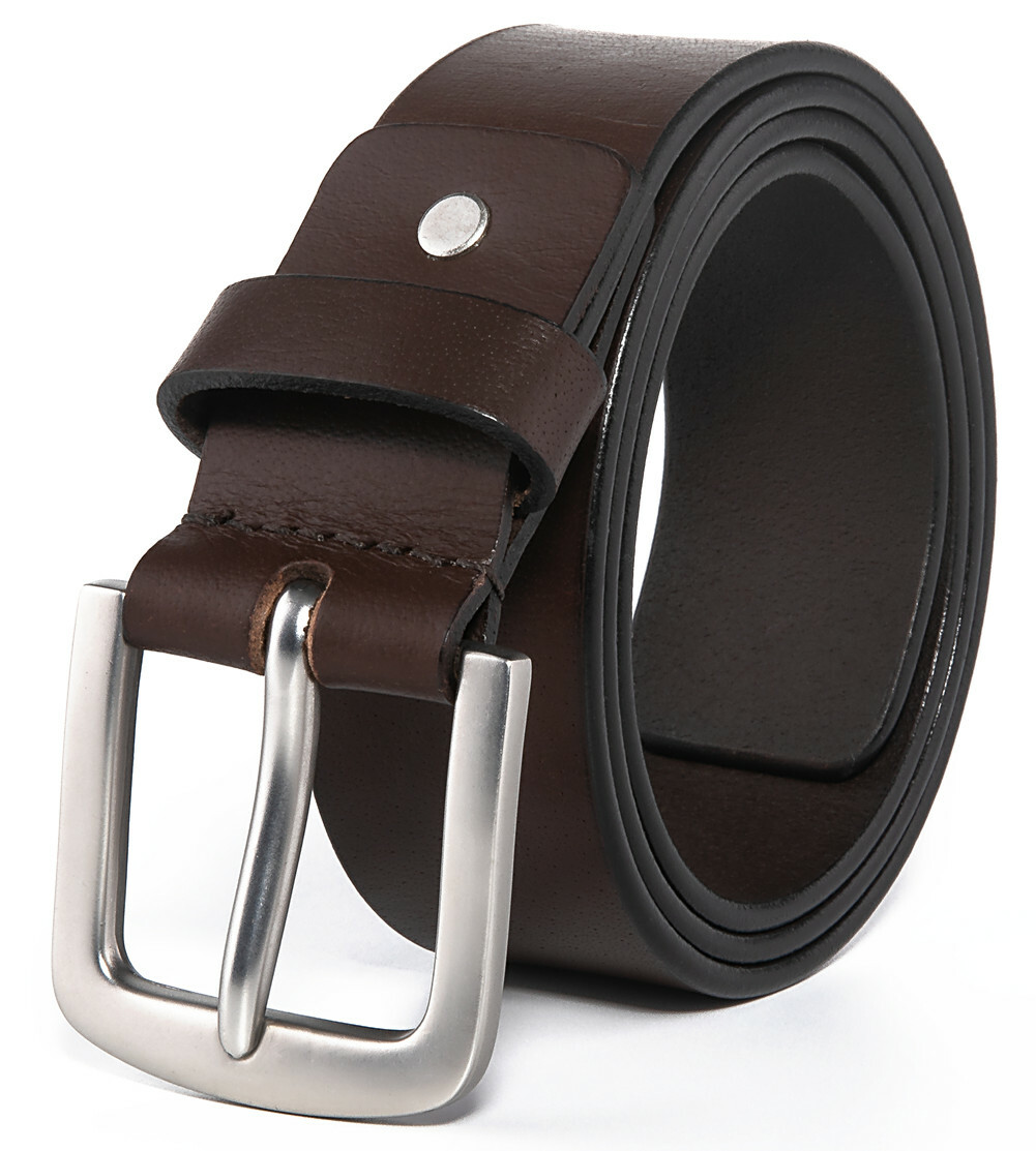 Men’s belts,Full Grain Genuine Leather Casual Dress Jeans Belts for Men