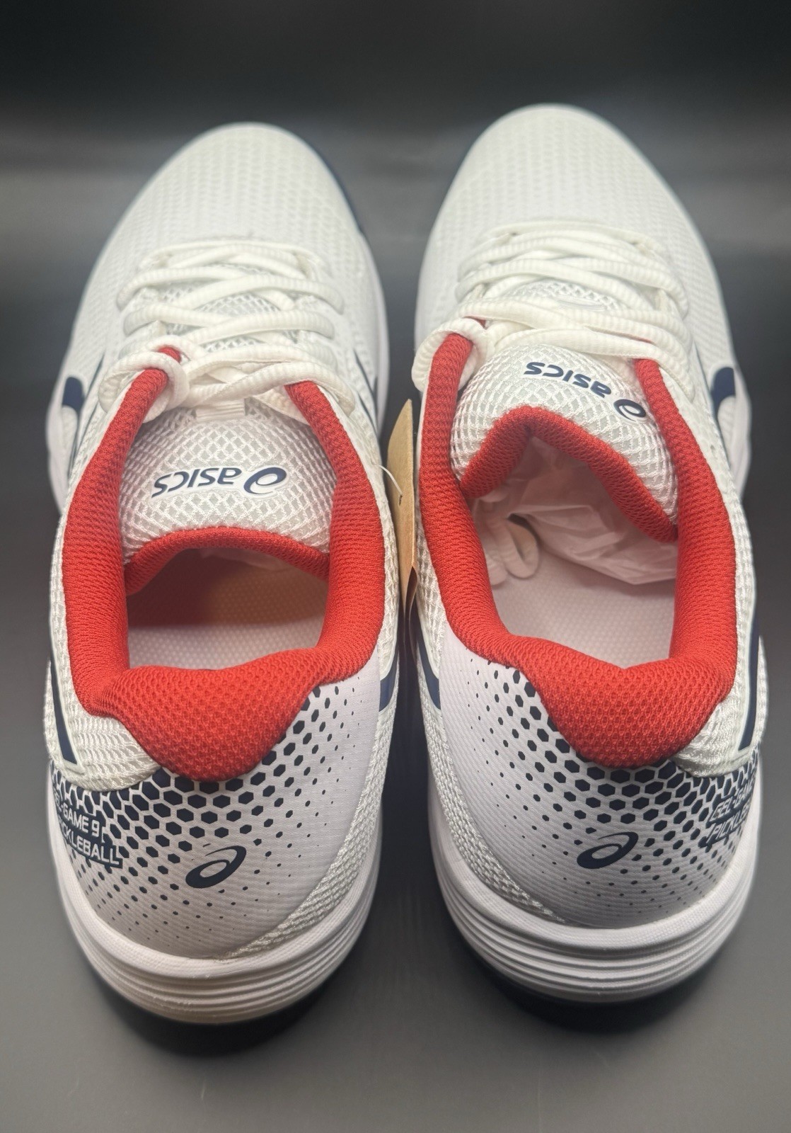 Asics Men’s Gel-Game 9 Pickleball Shoes White/Night Sky (1041A416-100)