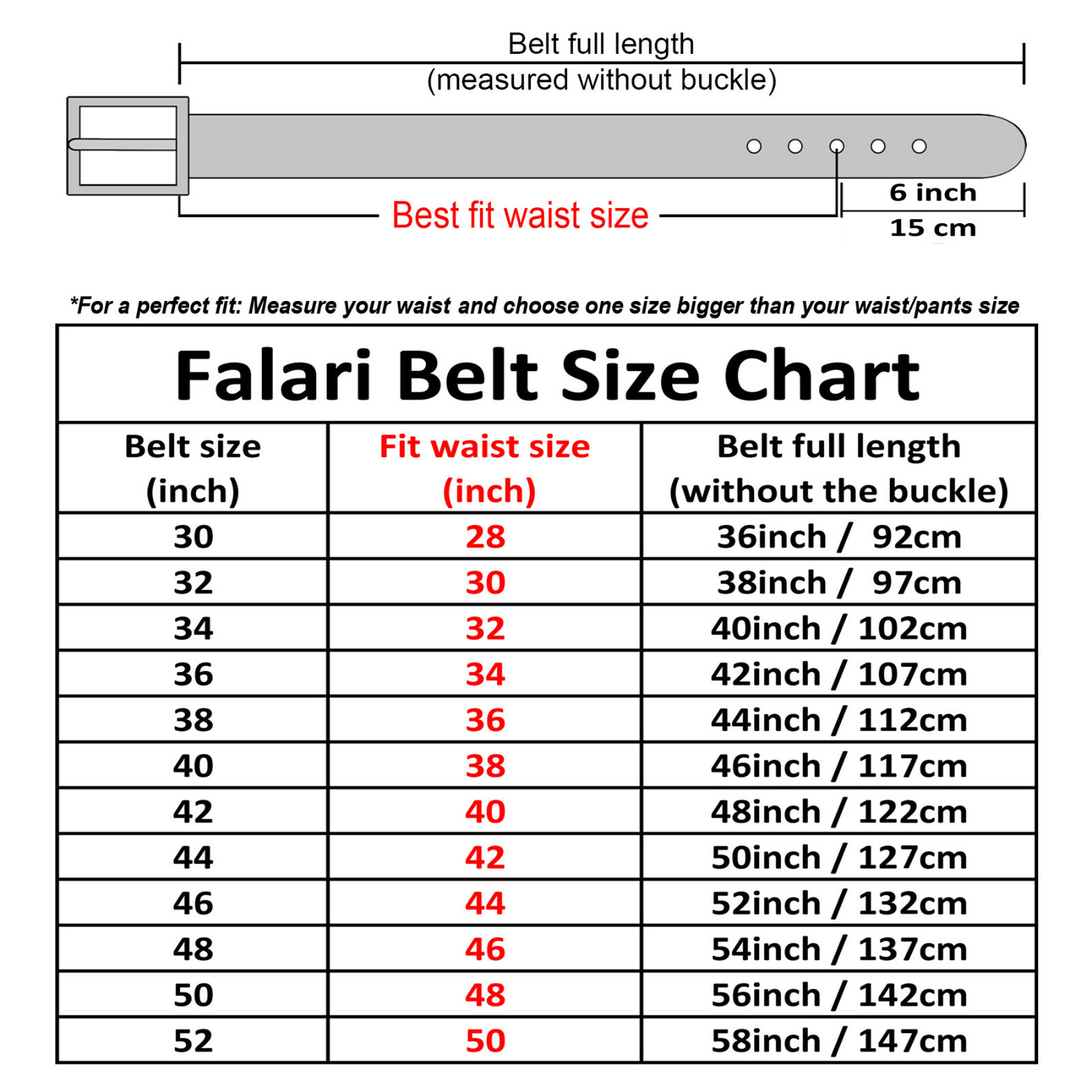Falari Men Genuine Leather Golf Dress Belt Multiple Colors 9028