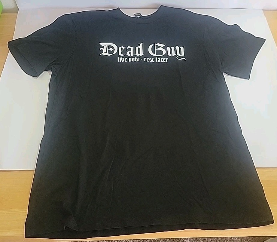 Rogue Brewing T-shirt Dead Guy “Live Now Rest Later” NOS 100% Cotton
