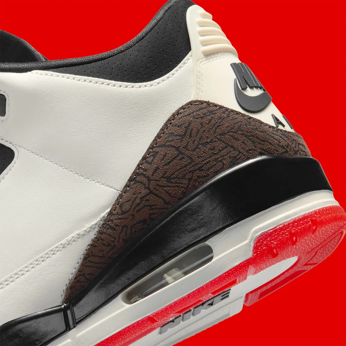 Nike Air Jordan 3 Retro OG World’s Best Dad Sail Black Red IF4396-103 Mens NEW