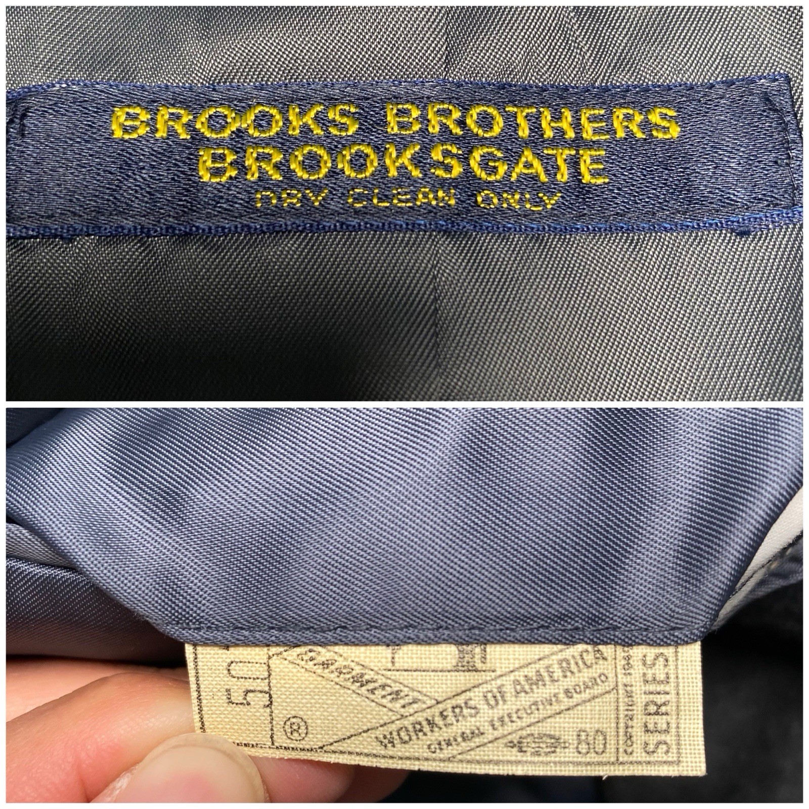 70s Brooks Brothers Brooksgate 2 Piece Suit (34R 28×28) 3/2 Roll Flannel Wool