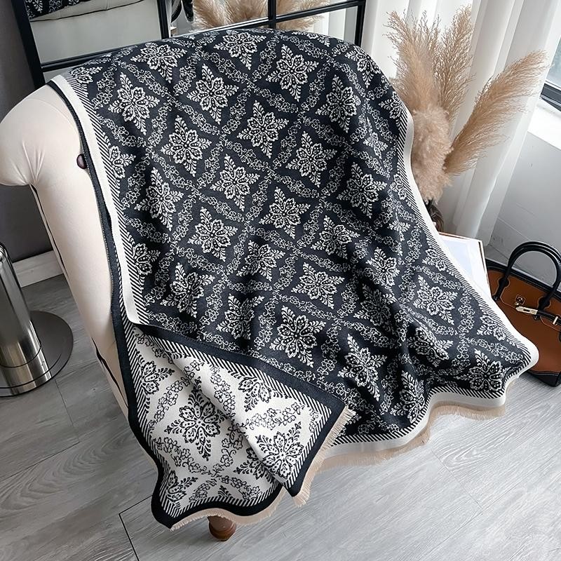 Women Winter Cashmere Scarf Thick Warm Shawl Pashmina Wrap Blanket Poncho Fashio