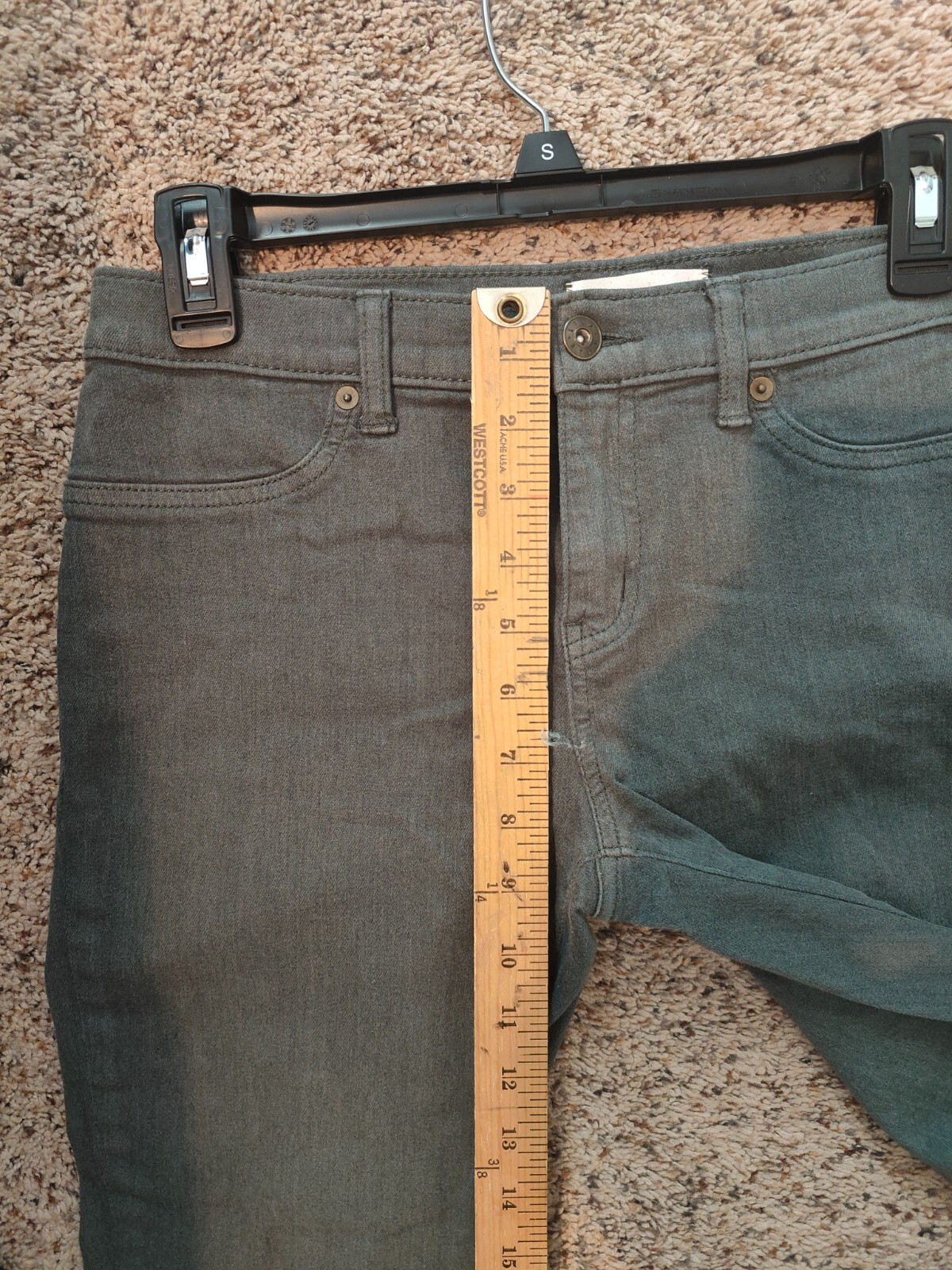 LILA RYAN Women’s Jeans Size 28 Dark Gray Returns Accepted Measurements On Pics