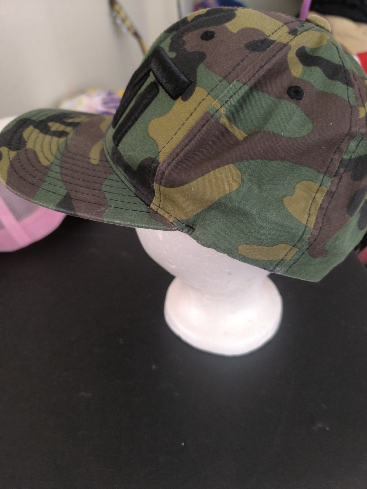 TMT Floyd money Mayweather promotions team camo snap back hat rare