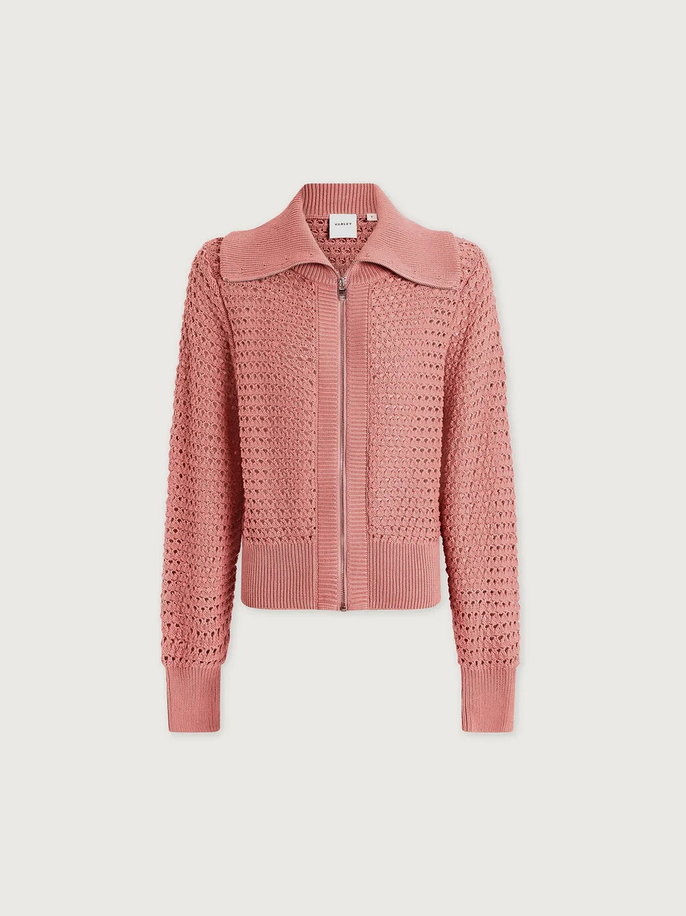 Brand New Varley Eloise Zip-Through Knit Multiple Sizes and Colors In Hand