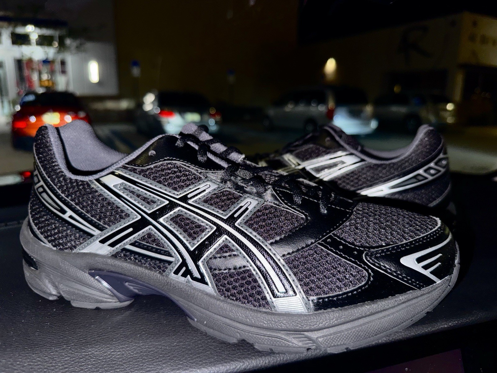 Men’s Size 8.5 ASICS Gel-1130 Black Pure Silver 1201A906-001 Brand New