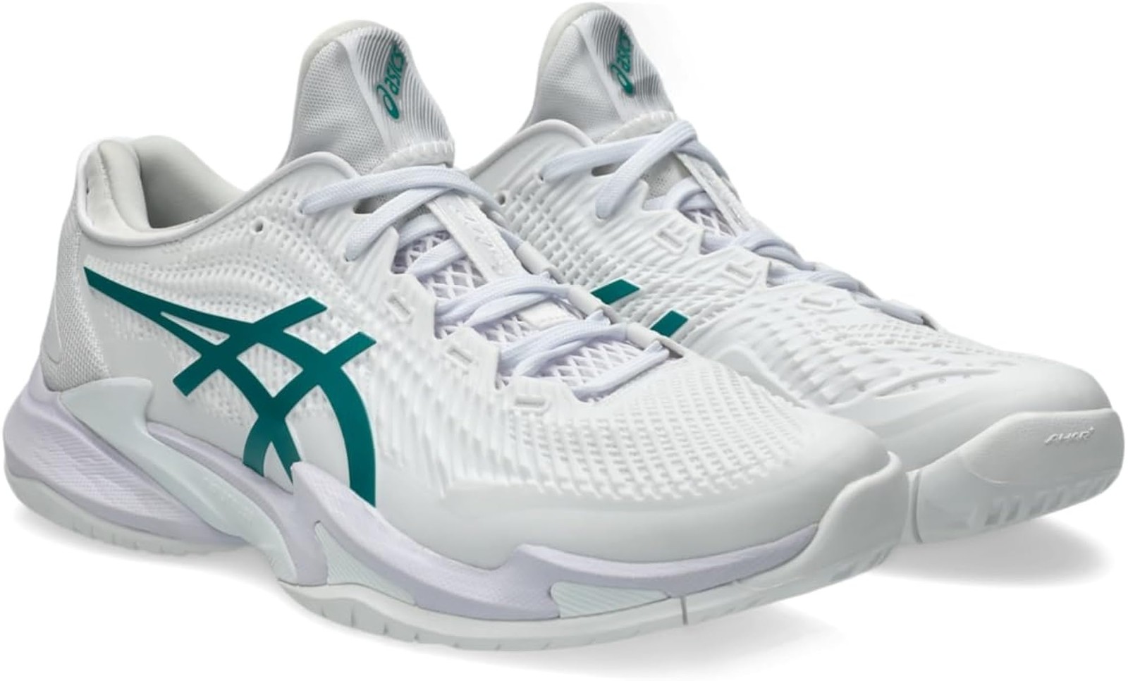 ASICS Men’s Court FF 3 Tennis Shoes, 8.5, White/Pitch Green – White/Pitch Green