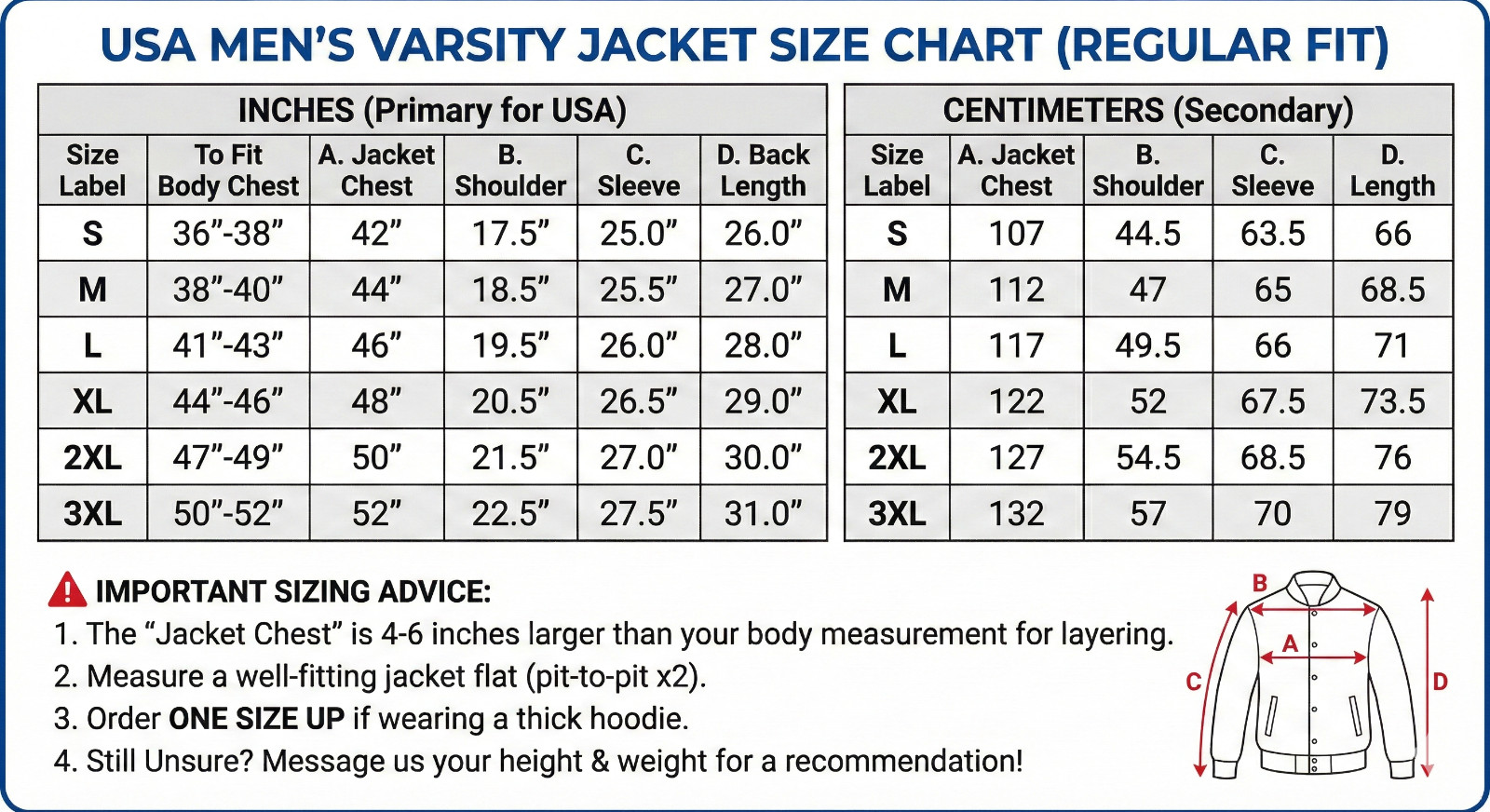 Mens Letterman Varsity Jacket Wool Leather Baseball College Jacket