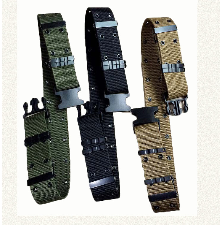 Men’s Heavy-Duty Tactical Nylon Belt – Police Security & Work Utility Gear Belt