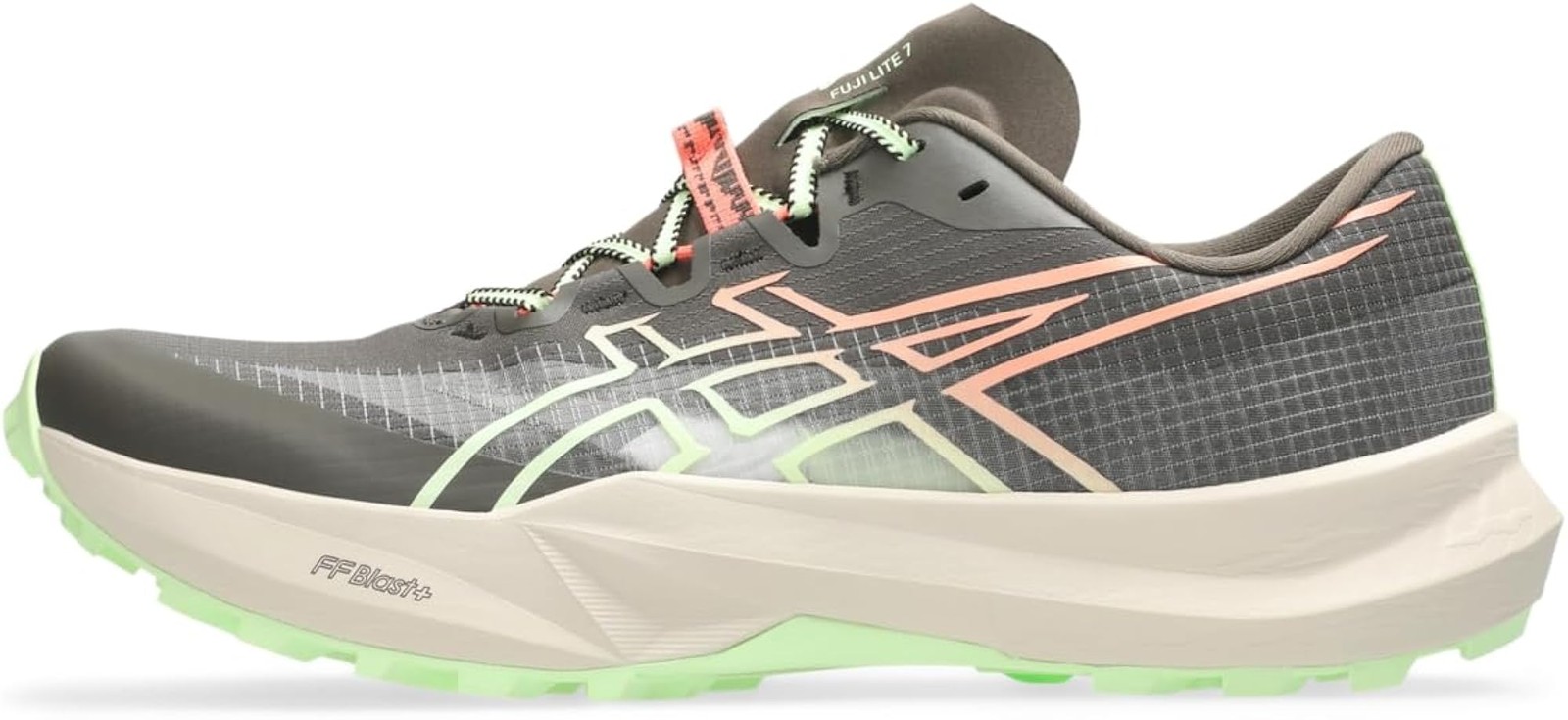ASICS Unisex Fuji LITE 7 Running Shoes, 9.5M / 11W, KURIIRO Brown/Illuminate Yel