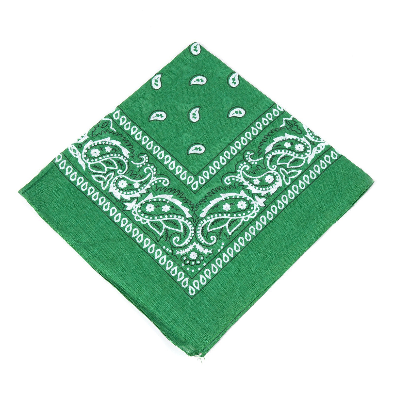 2 X Paisley Print Bandana 100% Cotton Head Warp Scarf Face Mask – USA Seller