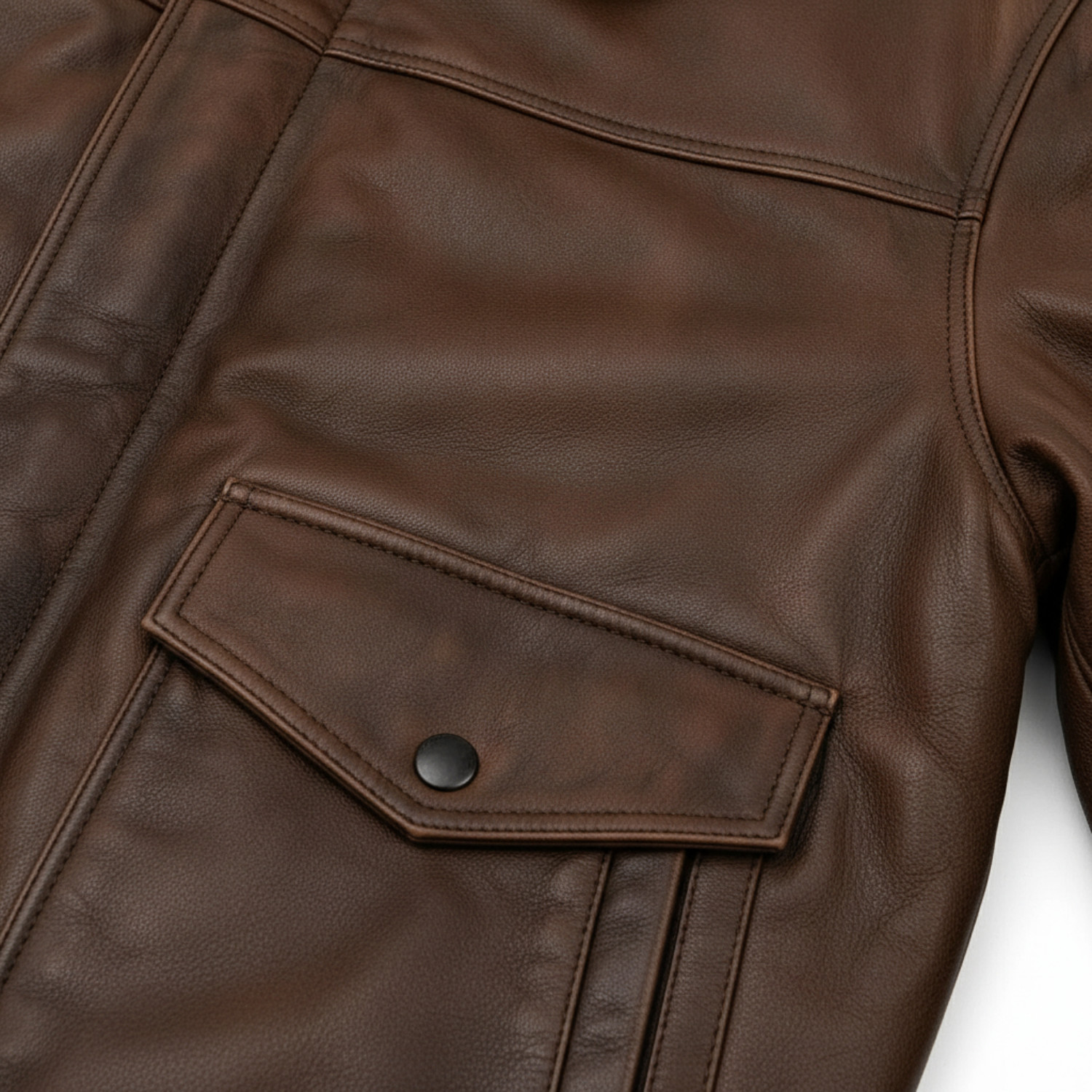 Mens Brown Real Leather Bomber Jacket G-1 Flight Pilot Winter Coat Fur Collar