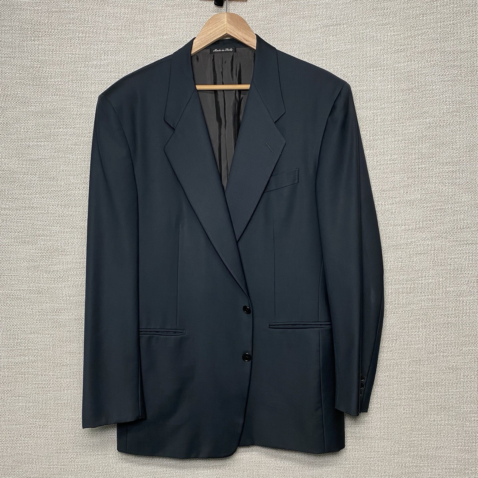 90s Pal Zileri Loro Piana Suit 2 Piece 42L (36×33 Cuffed) 2B0V Triple Pleated