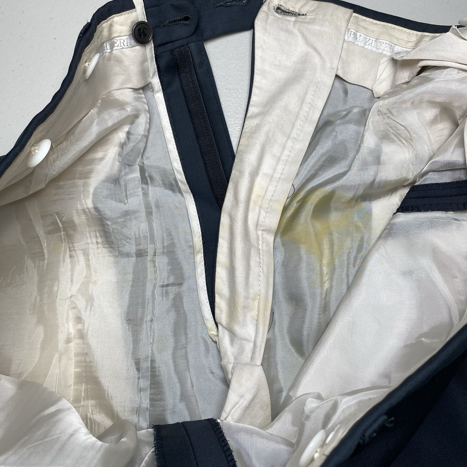 90s Pal Zileri Loro Piana Suit 2 Piece 42L (36×33 Cuffed) 2B0V Triple Pleated