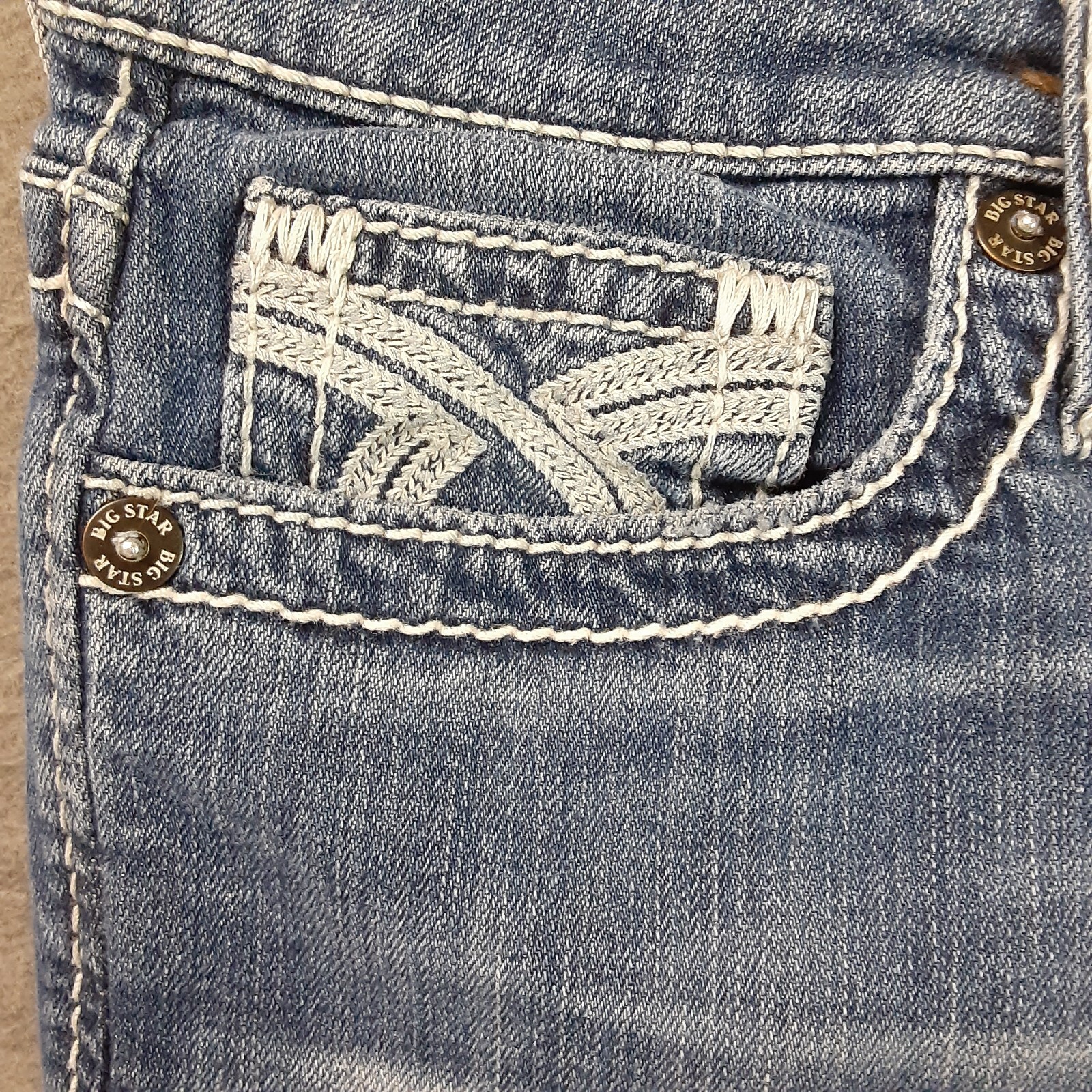 Big Star Womans Jeans Size 28R, Pockets Waist 28″ New Hazel Boot Low Rise Pocket