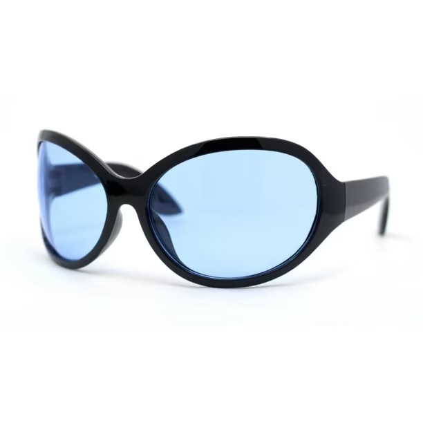 Women’s Designer Sunglasses Oversized Wrap Around Butterfly Shield Shades UV400
