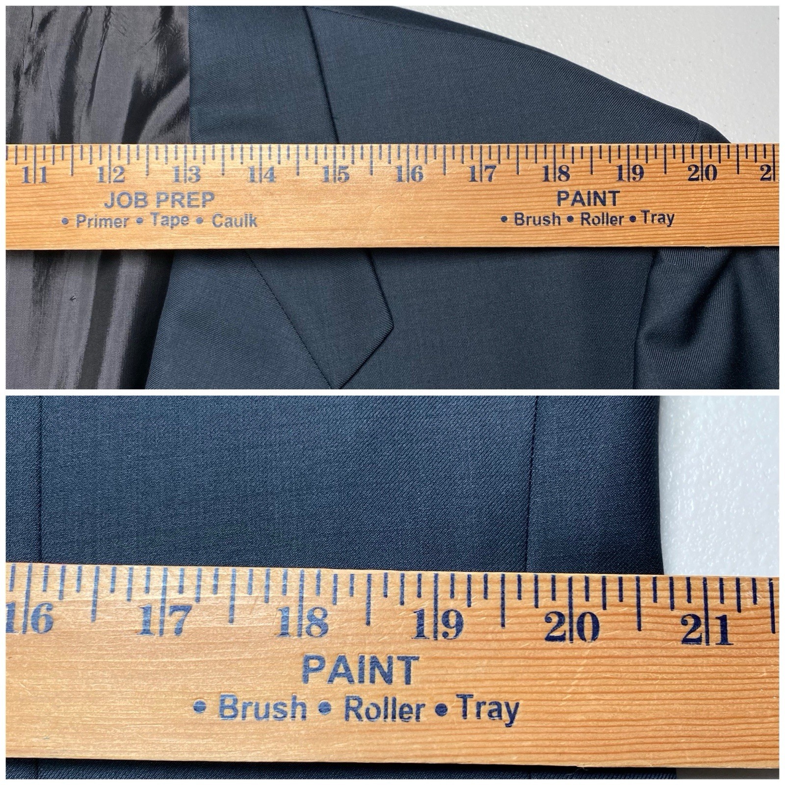 90s Pal Zileri Loro Piana Suit 2 Piece 42L (36×33 Cuffed) 2B0V Triple Pleated