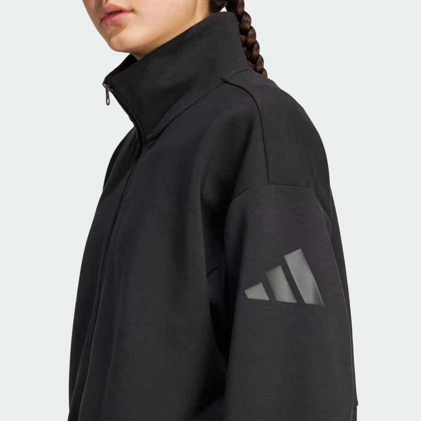 adidas women Soft Lux Loose Full-Zip