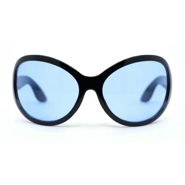 Women’s Designer Sunglasses Oversized Wrap Around Butterfly Shield Shades UV400