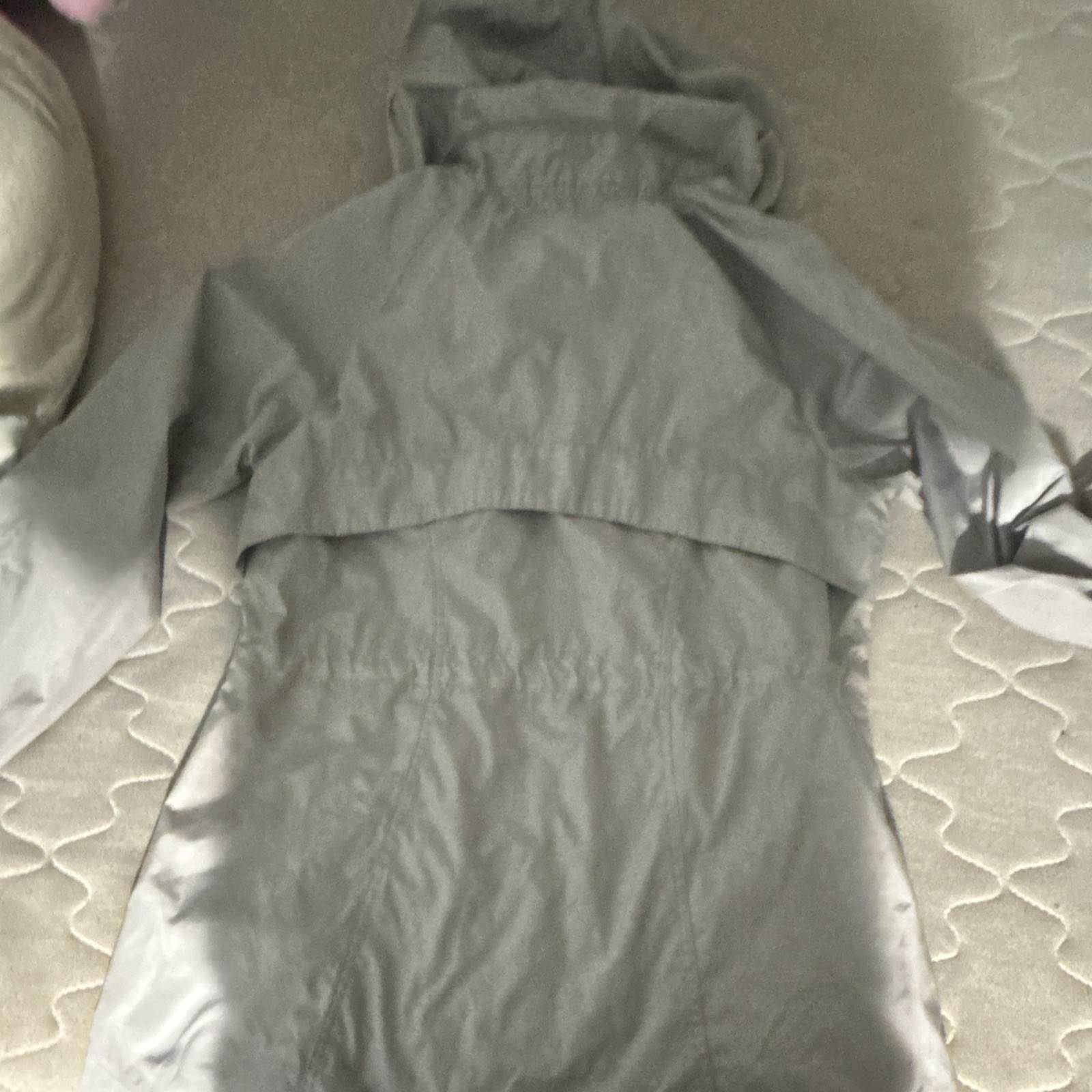 Freedom Trail by Kyodan Women’s Hooded Full Zip Windbreaker Jacket Gray G/L Long