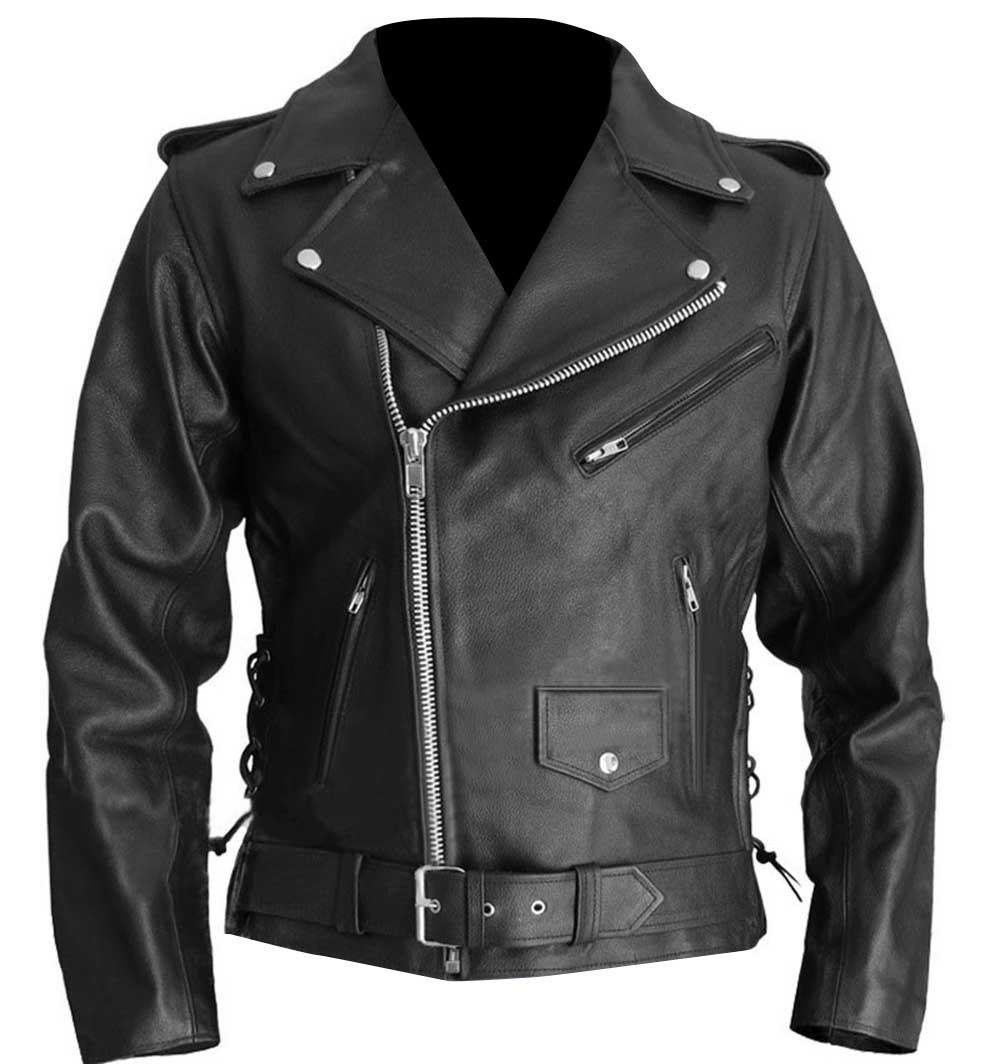 Terminator 2 Judgment Day Movie Inspired Men’s Real Leather Jacket – BIG SALE