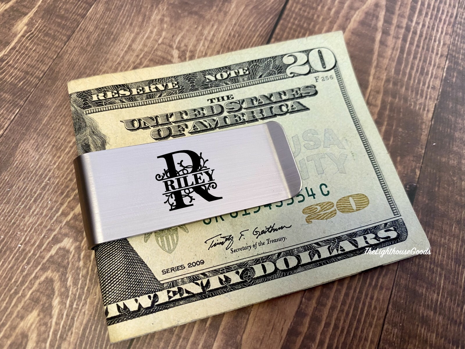 CUSTOM ENGRAVED Stainless Steel Money Clip Wedding Christmas Best Men Birthday